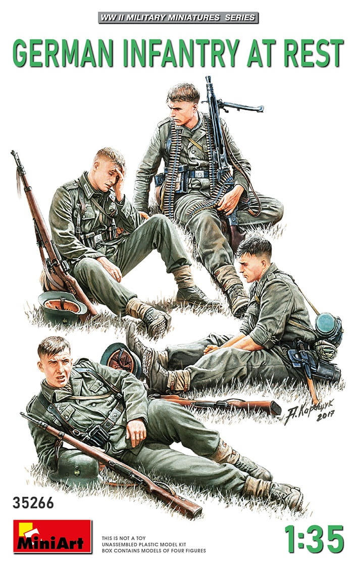 Zdjęcie główne produktu German Infantry at rest 1:35 MiniArt 35266