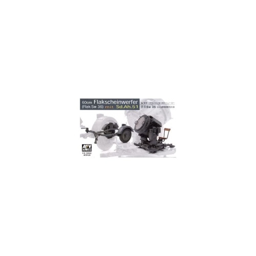 60cm Flakscheinwerfer Flak-Sw 36 mit Sd.Ah.51 1:35 AFV Club 35125