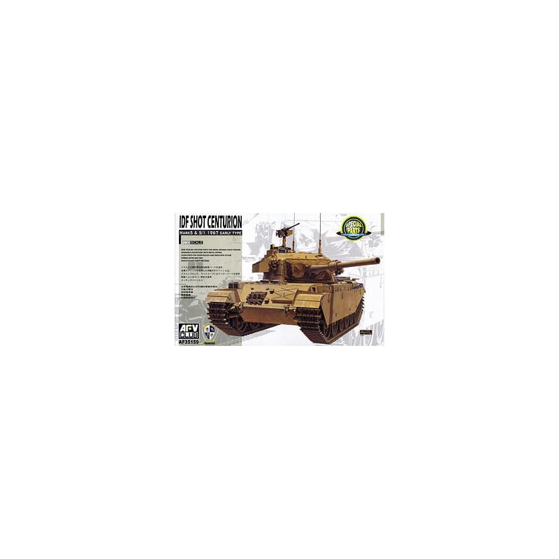 Zdjęcie główne produktu IDF Shot Centurion Mk 5, Mk 5/1 (1967 Early Type Tank) 1:35 AFV Club 35159