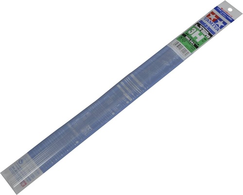 Plastic profile H 3x3mm, length 40cm (5pcs) Tamiya 70206
