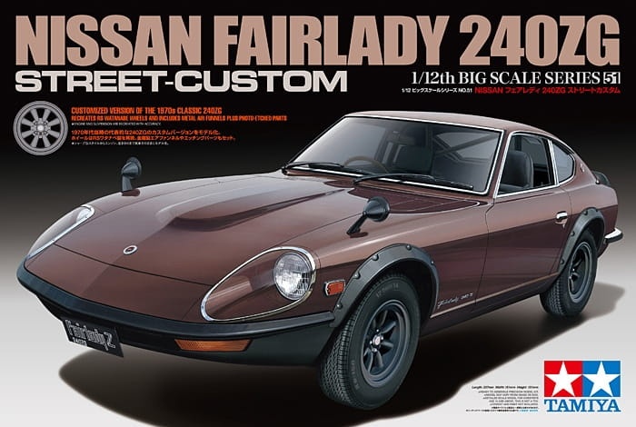 Zdjęcie główne produktu Nissan Fairlady 240ZG Street-Custom 1:12 Tamiya 12051