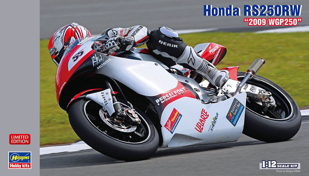 Zdjęcie główne produktu Honda RS250RW (2009 WGP250) 1:12 Hasegawa 21742