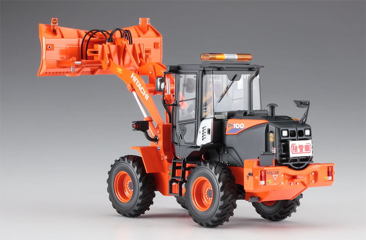 Zdjęcie dodatkowe produktu Hitachi Wheel Loader ZW100-6 Multiplow Working Machine 1:35 Hasegawa 66102