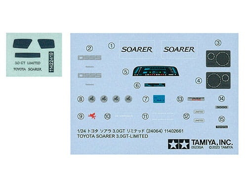Zdjęcie dodatkowe produktu Toyota Soarer 3.0GT Limited 1:24 Tamiya 24064
