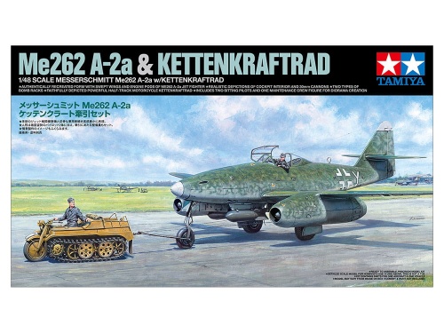 Messerschmitt Me262 A-2a w/Kettenkraftrad 1:48 Tamiya 25215