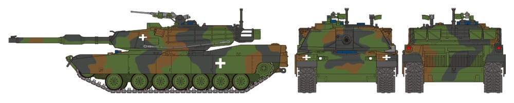 Zdjęcie dodatkowe produktu M1A1 Abrams Tank Ukraine 1:35 Tamiya 25216