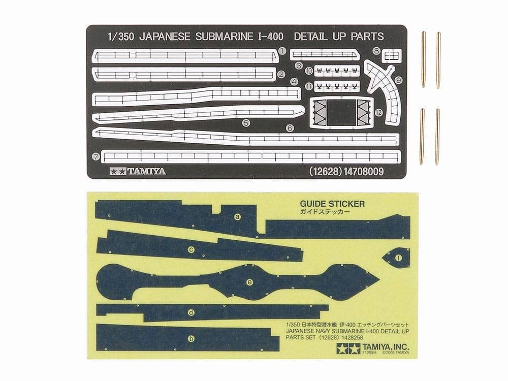 Zdjęcie dodatkowe produktu Japanese Navy Submarine I-400 (Special Edition) 1:350 Tamiya 25426