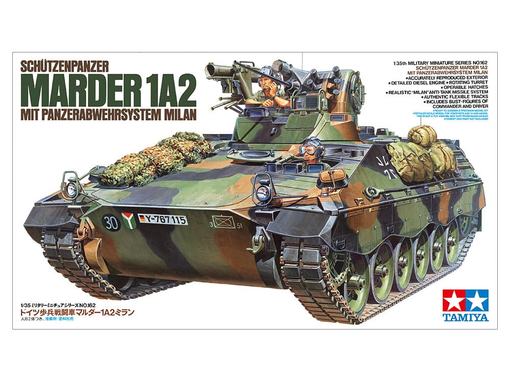 Zdjęcie główne produktu Marder 1A2 with MILAN 1:35 Tamiya 35162
