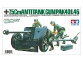 Zdjęcie główne produktu Niemieckie działo przeciwpancerne 75 mm 1:35 Tamiya 35047