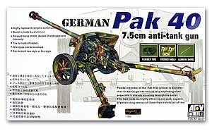 Zdjęcie główne produktu German 7.5cm Pak 40 L/46 Anti-Tank Gun 1:35 AFV Club 35071
