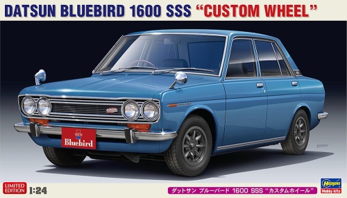 Datsun Bluebird 1600 SSS (Custom wheel) 1:24 Hasegawa 20651