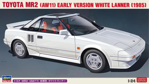 Toyota MR2 (AW11) (early white lanner 1985) 1:24 Hasegawa 20656