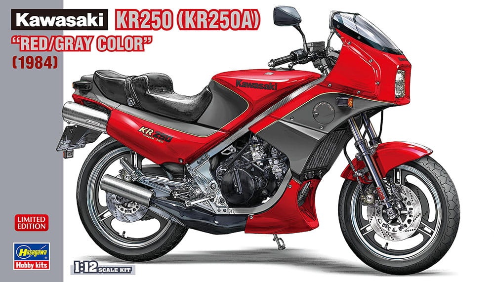 Zdjęcie główne produktu Kawasaki KR250 (KR250A) 1:12 Hasegawa 21751