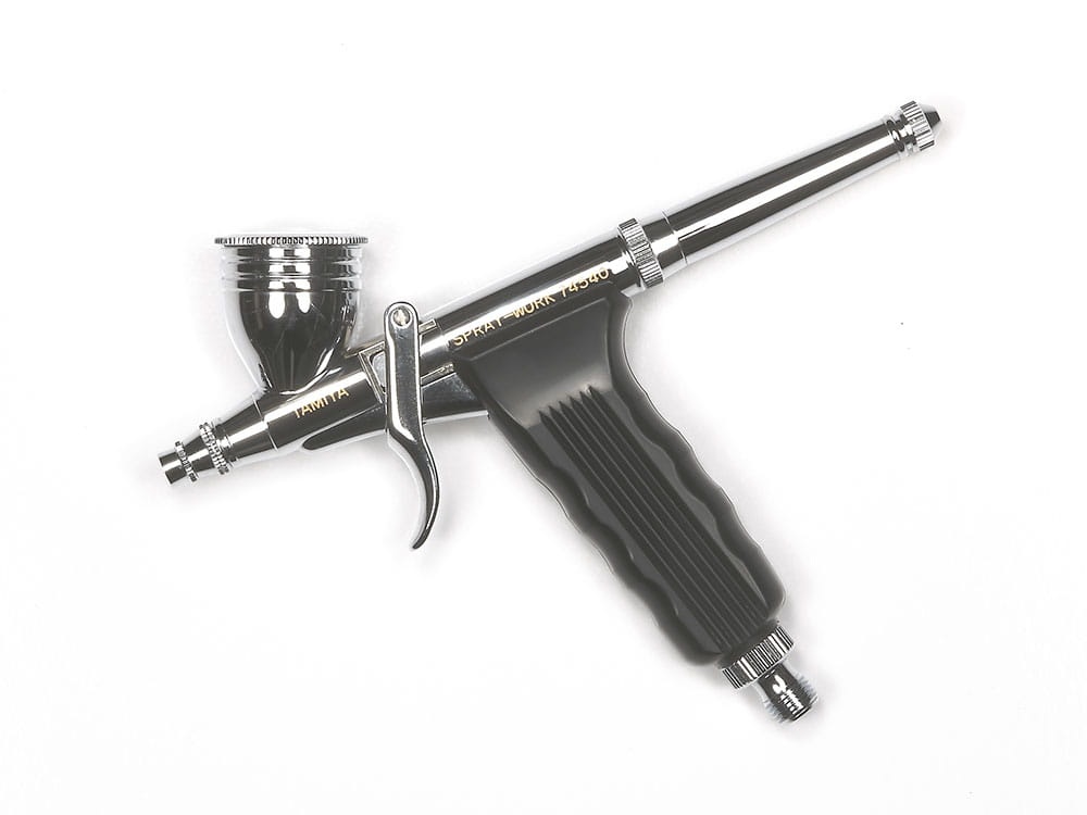 Zdjęcie główne produktu Aerograf Spray-Work HG Trigger-Type Airbrush (w/Integrated Cup) Tamiya 74540