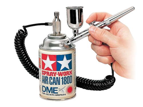 Aerograph Spray-Work HG Single Action Airbrush Set (180D) Tamiya 74525