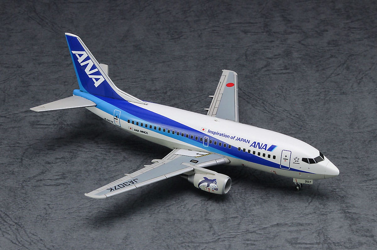 Zdjęcie dodatkowe produktu Boeing 737-500 (ANA) Super Dolphin 1995/2020 (2szt) 1:200 Hasegawa 10839