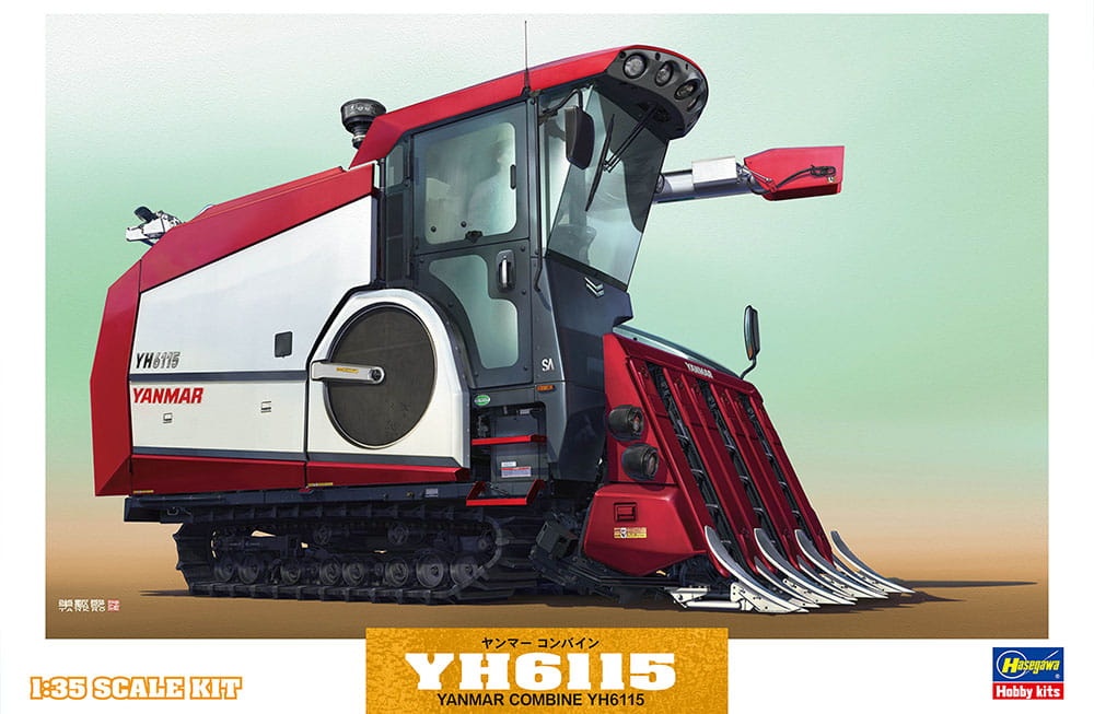Zdjęcie główne produktu Kombajn Yanmar YH6115 1:35 Hasegawa WM07