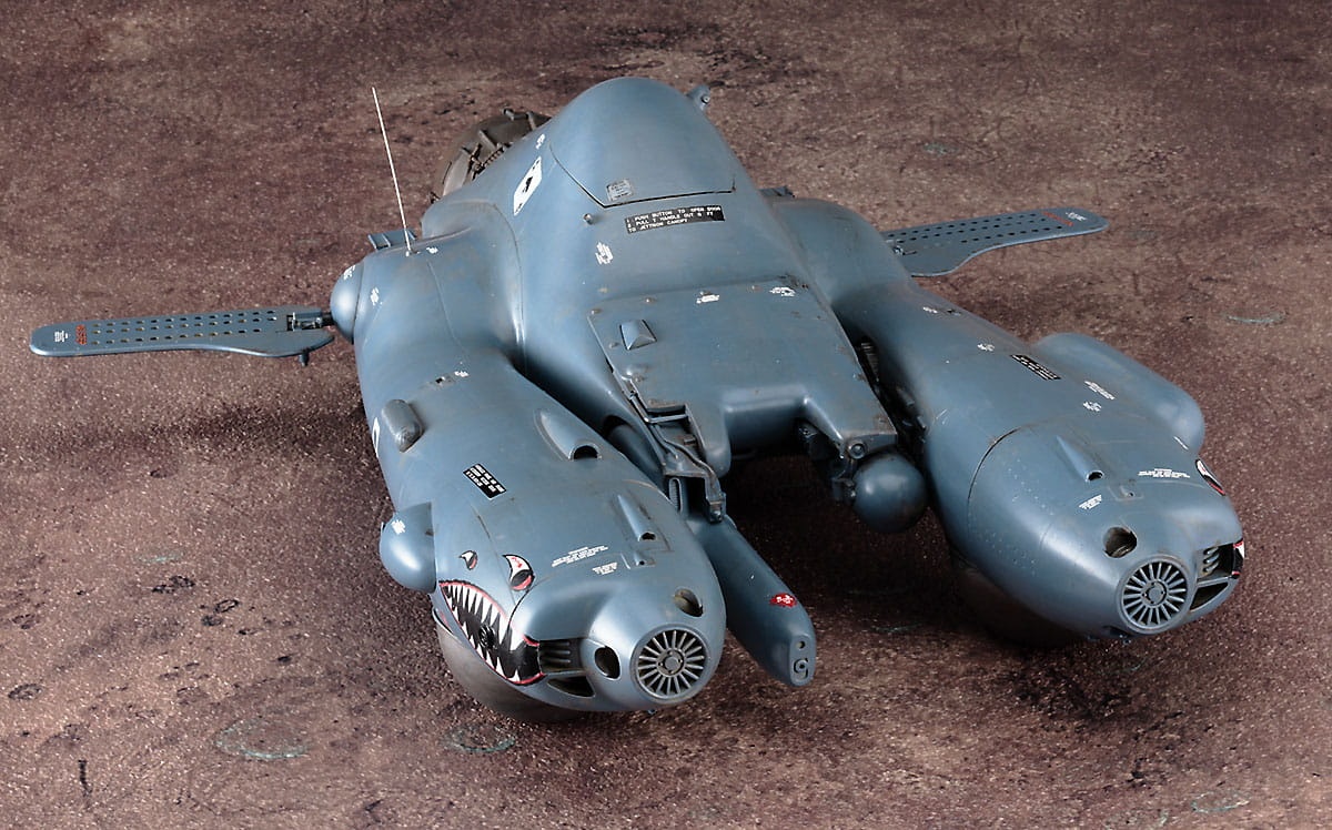 Zdjęcie dodatkowe produktu FALKE Model I Otsu Antigravity Armored Raider Pkf.85 (Maschinen Krieger) 1:20 Hasegawa 64115