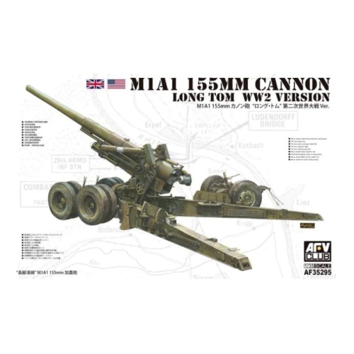 M1A1 155mm Cannon Long Tom WW2 Version 1:35 AFV Club 35295
