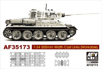 Track for T-34 (500mm width) 1:35 AFV Club 35173