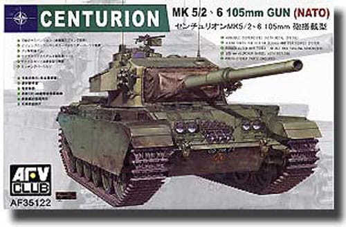 Centurion Mk5/2 105mm Gun Nato 1950s MBT 1:35 AFV Club 35122