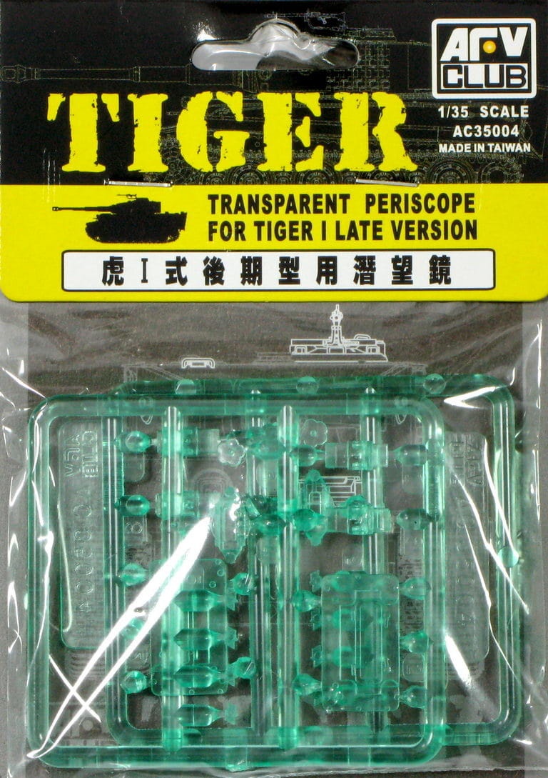 Zdjęcie główne produktu Transparent Periscope For Tiger I Late Version 1:35 AFV Club AC35004