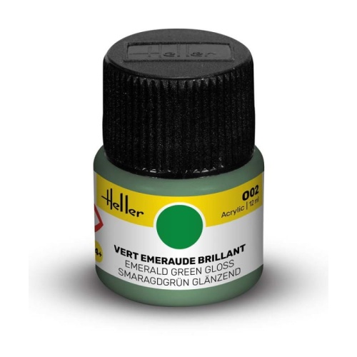 Heller acrylic paint 002 Emerald Green glossy 12ml