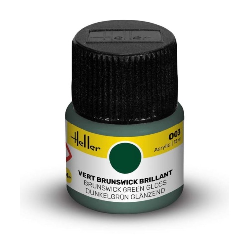Heller acrylic paint 003 Brunswick Green glossy 12ml