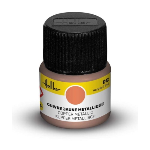 Heller acrylic paint 012 Copper metallic 12ml