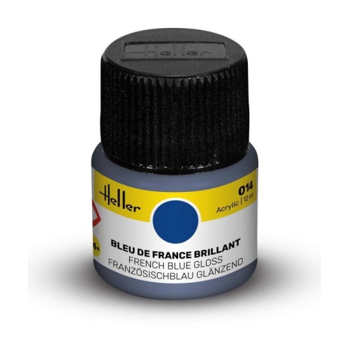 Heller acrylic paint 014 French Blue glossy 12ml