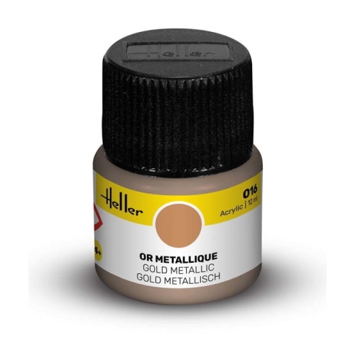 Heller acrylic paint 016 Gold metallic 12ml