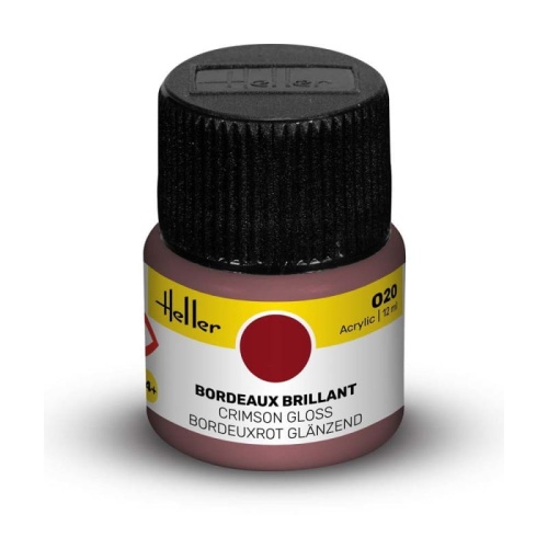 Heller acrylic paint 020 Crimson glossy 12ml