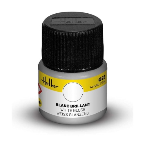 Heller acrylic paint 022 White glossy 12ml