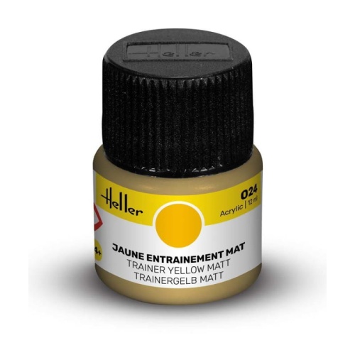 Heller acrylic paint 024 Trainer Yellow matte 12ml