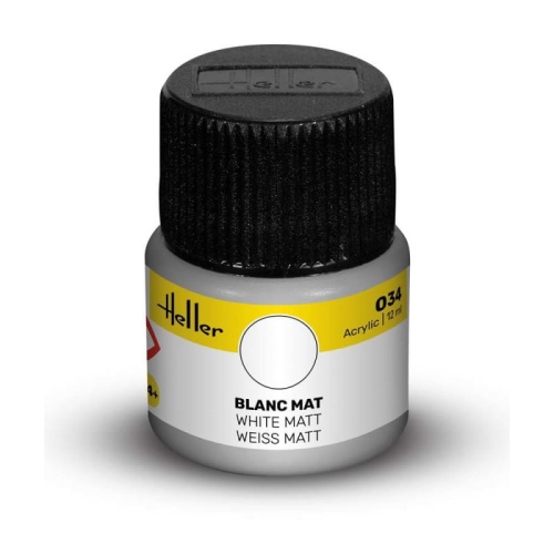Heller acrylic paint 034 White matte 12ml