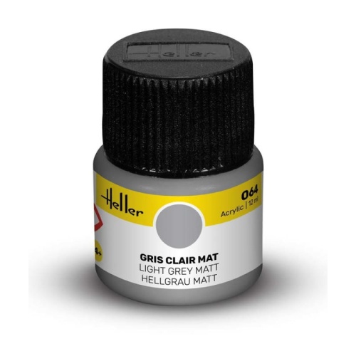 Heller acrylic paint 064 Light Grey matte 12ml