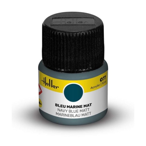 Heller acrylic paint 077 Navy Blue matte 12ml