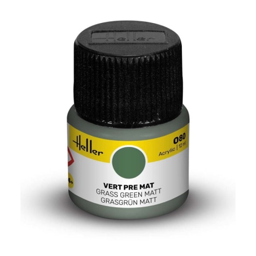 Heller acrylic paint 080 Grass Green matte 12ml