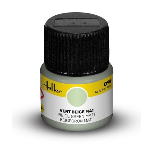 Heller acrylic paint 090 Beige Green matte 12ml