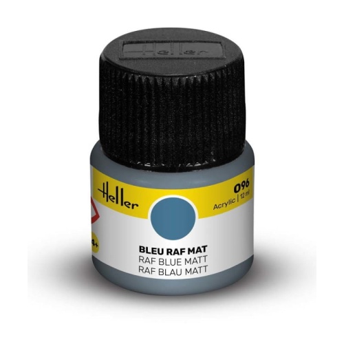 Heller acrylic paint 096 RAF Blue matte 12ml