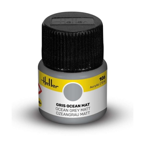 Heller acrylic paint 106 Ocean Grey matte 12ml