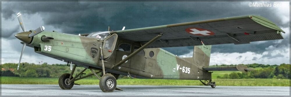 Zdjęcie dodatkowe produktu Pilatus PC-6 B2/H2 Turbo Porter 1:48 Heller 35410 STARTER KIT