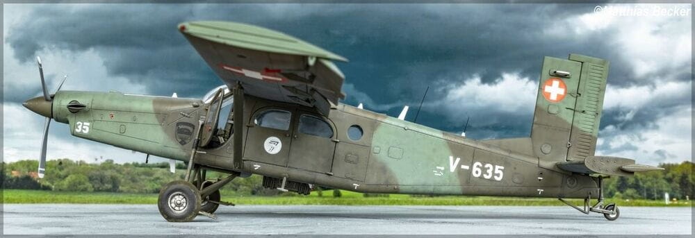 Zdjęcie dodatkowe produktu Pilatus PC-6 B2/H2 Turbo Porter 1:48 Heller 35410 STARTER KIT