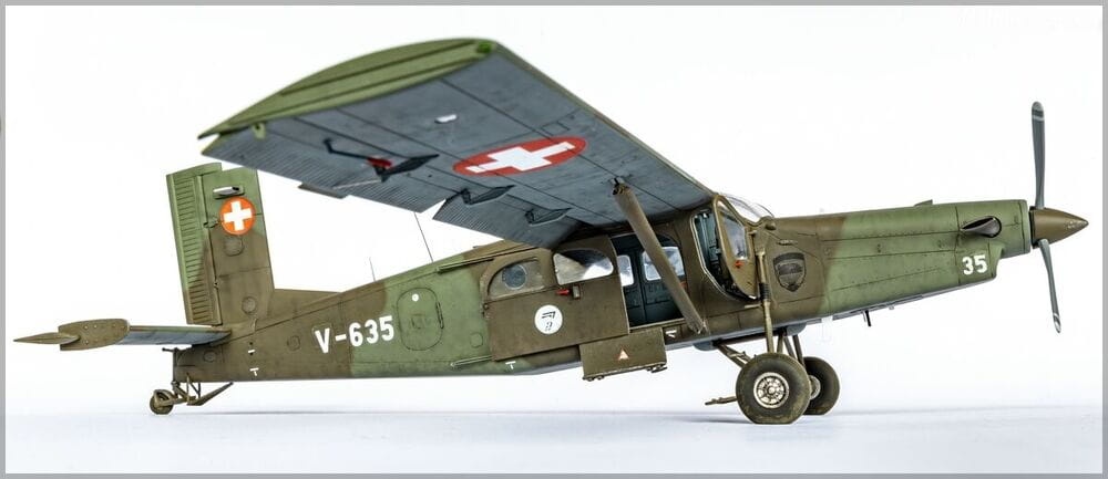 Zdjęcie dodatkowe produktu Pilatus PC-6 B2/H2 Turbo Porter 1:48 Heller 35410 STARTER KIT