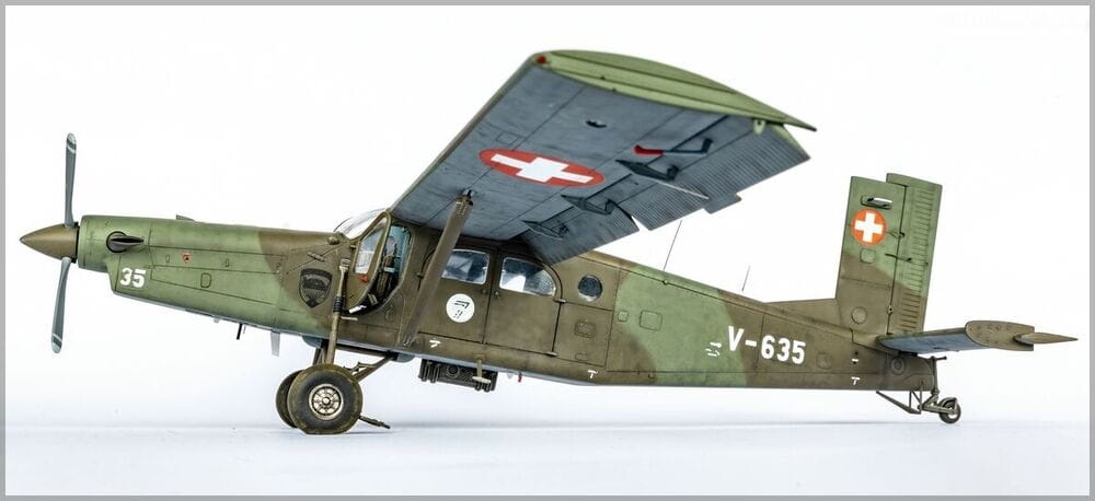Zdjęcie dodatkowe produktu Pilatus PC-6 B2/H2 Turbo Porter 1:48 Heller 35410 STARTER KIT