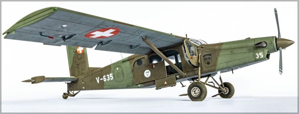 Zdjęcie dodatkowe produktu Pilatus PC-6 B2/H2 Turbo Porter 1:48 Heller 35410 STARTER KIT