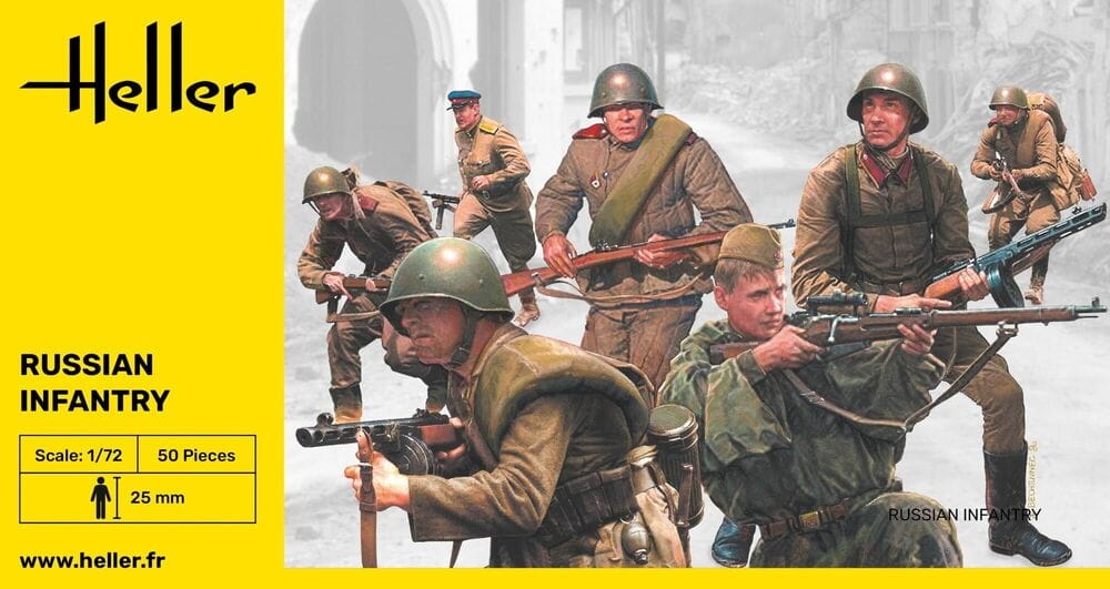 Zdjęcie dodatkowe produktu Russian Infantry 1:72 Heller 49603