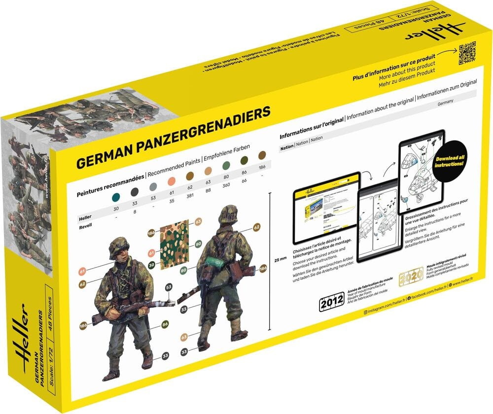 Zdjęcie dodatkowe produktu German Panzergrenadiers 1:72 Heller 49606