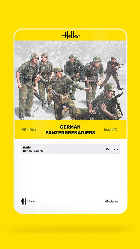 Zdjęcie dodatkowe produktu German Panzergrenadiers 1:72 Heller 49606