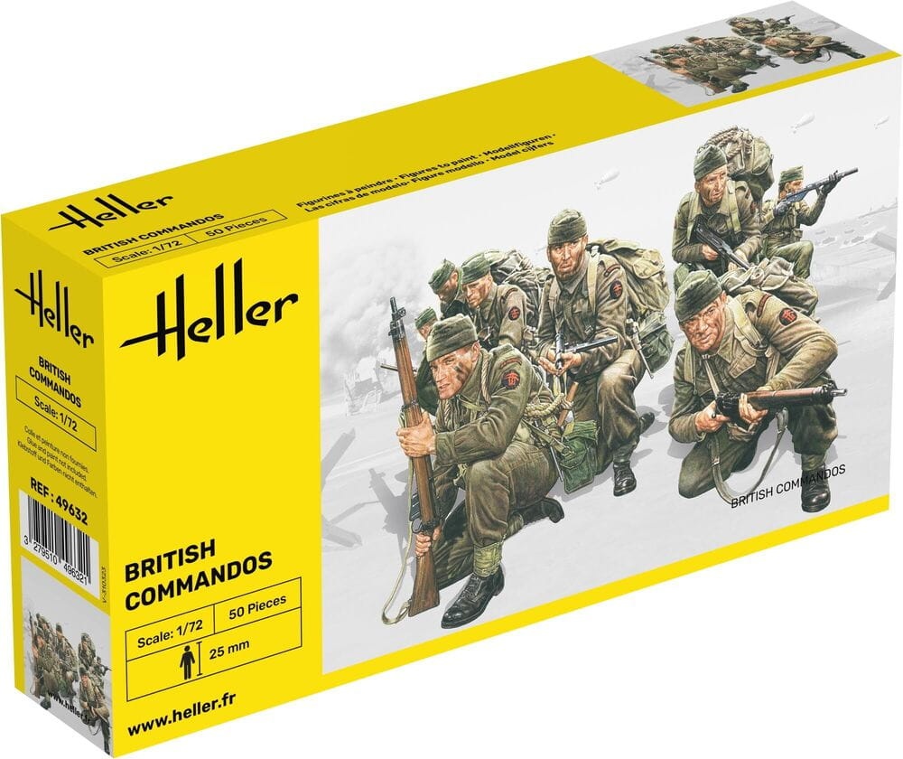 Zdjęcie główne produktu Britische Kommandotruppen 1:72 Heller 49632